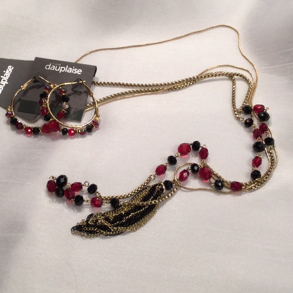 Carol Dauplaise Necklace and Earrings Set